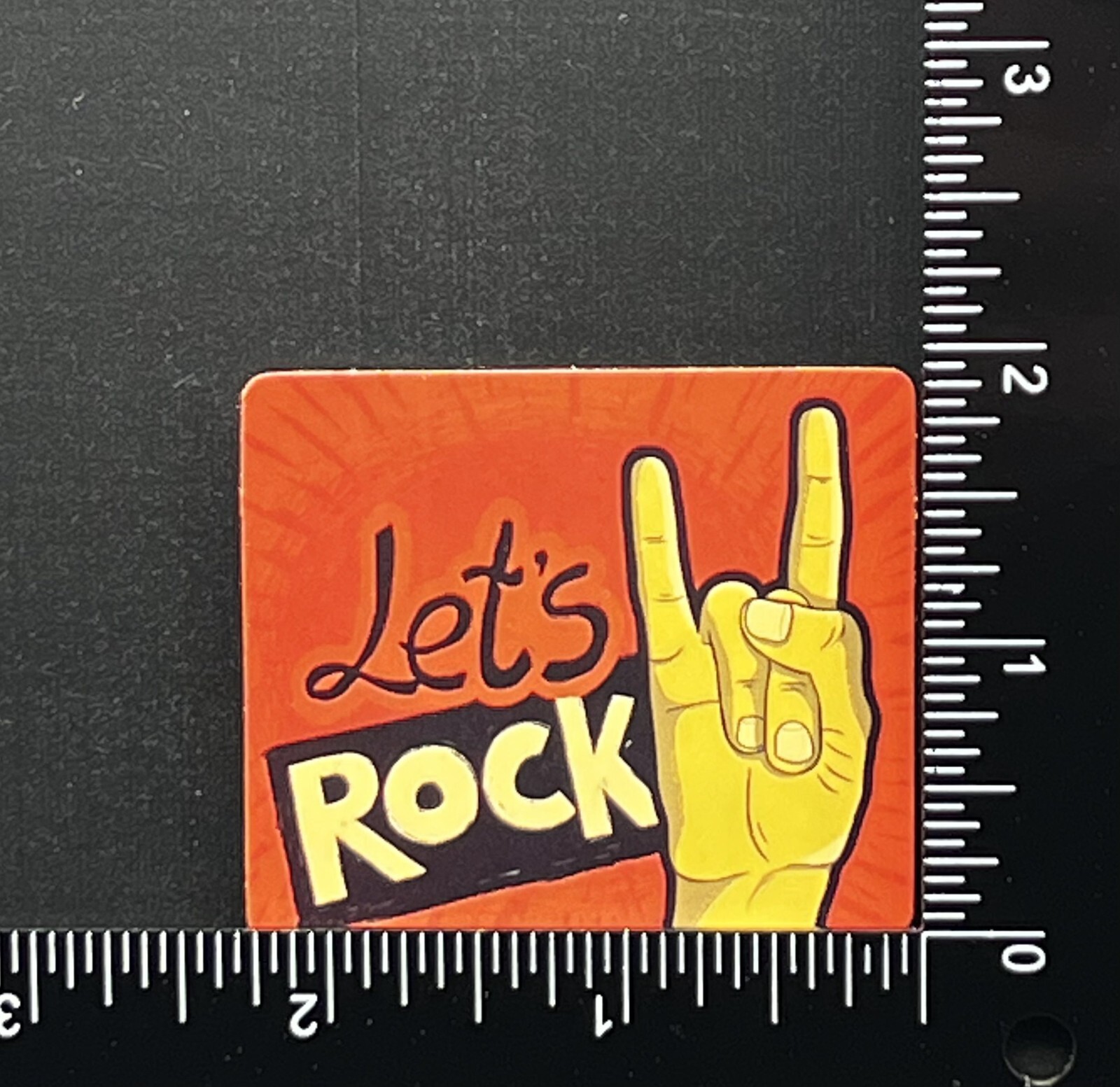 Let’s Rock – Vinyl Sticker – Heavy Duty