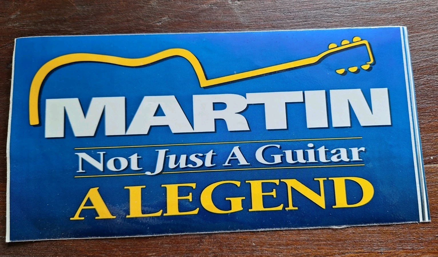 Vintage Martin Guitar decal/sticker – Great For Guitar Cases 7.5″ X 3.75″