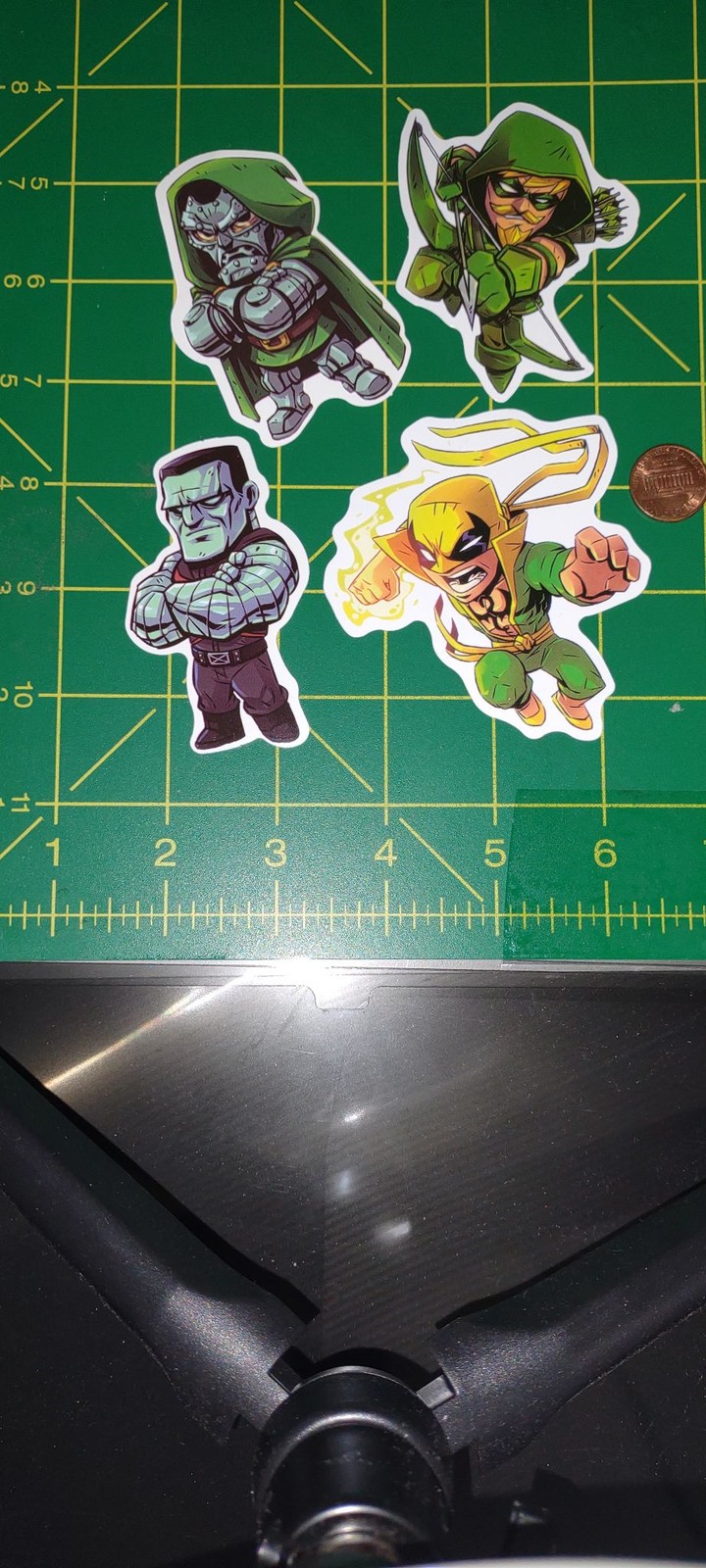 Superhero Sticker 4-Pack Vinyl Die Cut #s11
