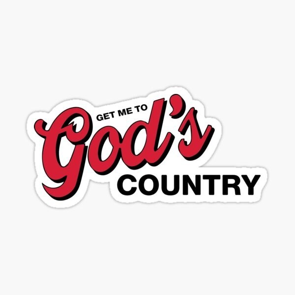 Get Me to God’s Country, Morgan Wallen, Vinyl Die Cut Sticker