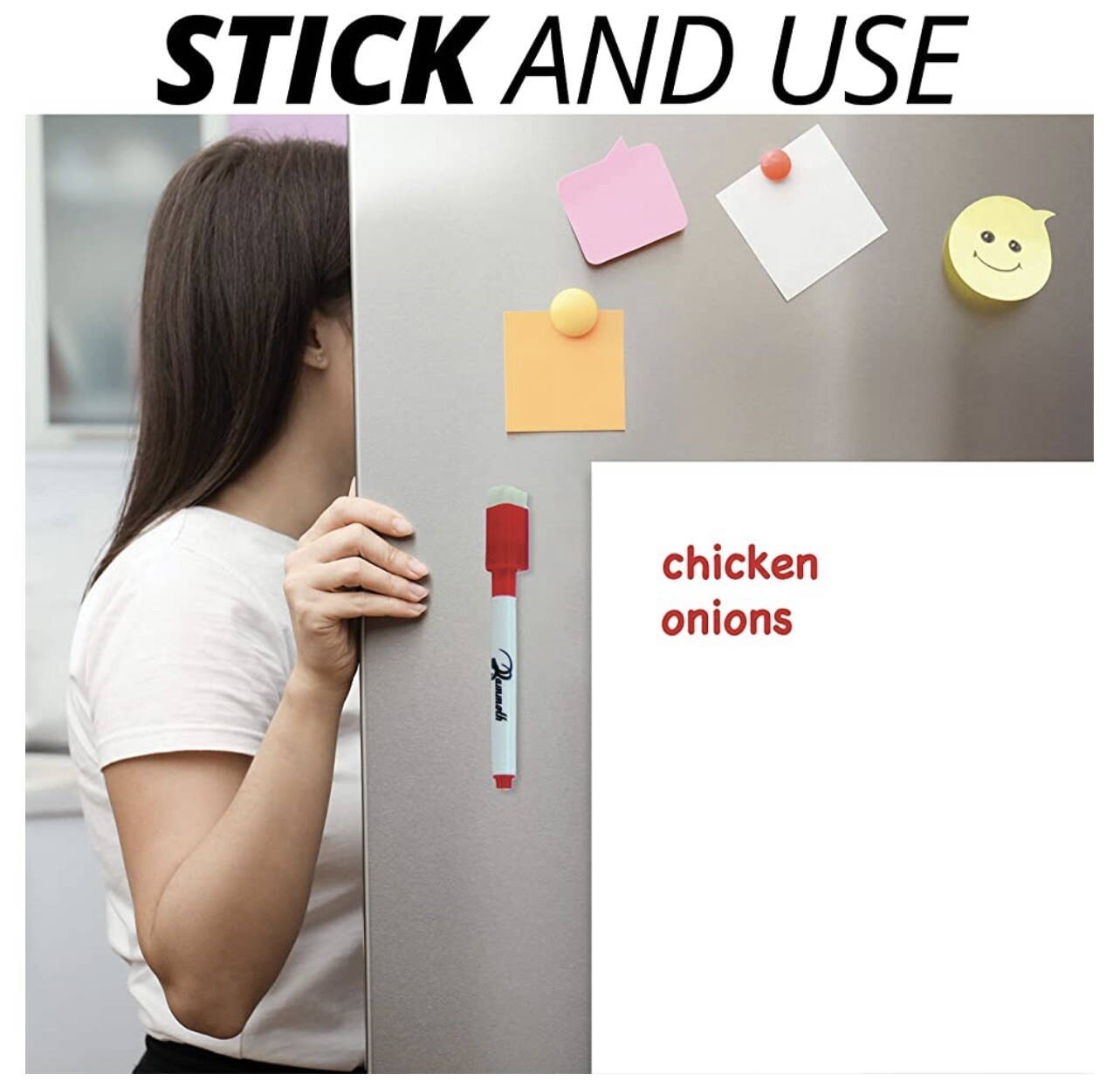 DIY Self Adhesive White Board Paper – Dry Erase Wall Stickers Roll 6.5×1.5ft