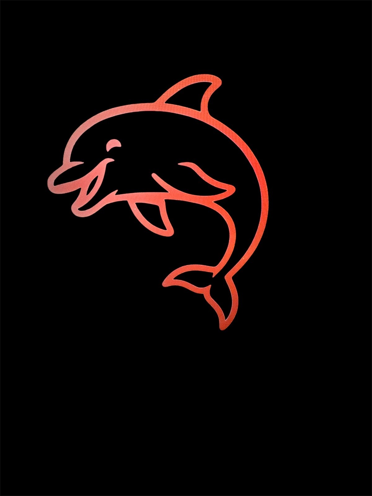Dolphin Decal for car Windows Laptops most Smooth Surfaces