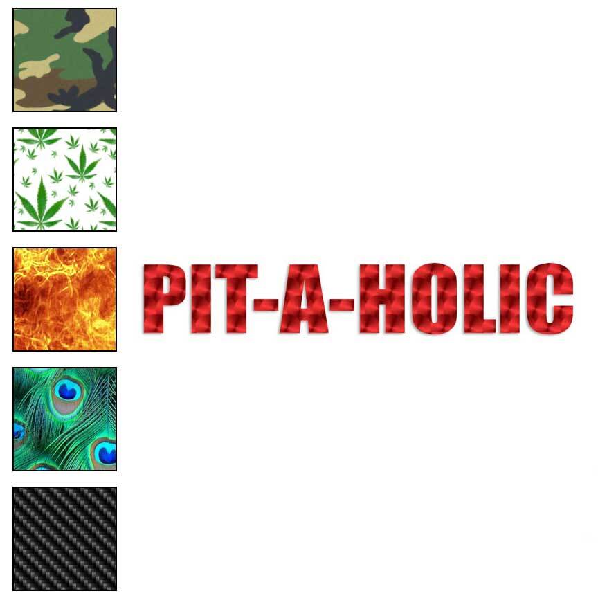 Pit A Holic, Vinyl Decal Sticker, 40 Patterns & 3 Sizes, #3496