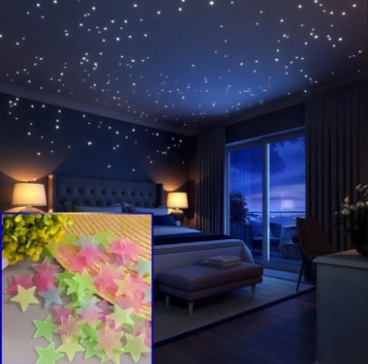 Room decorations Kids room decorations Shining stars Wall stars Free shipping