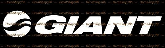 Giant Bikes – Outdoor Sports – Bicycles – Vinyl Die-Cut Peel N’ Stick Decals