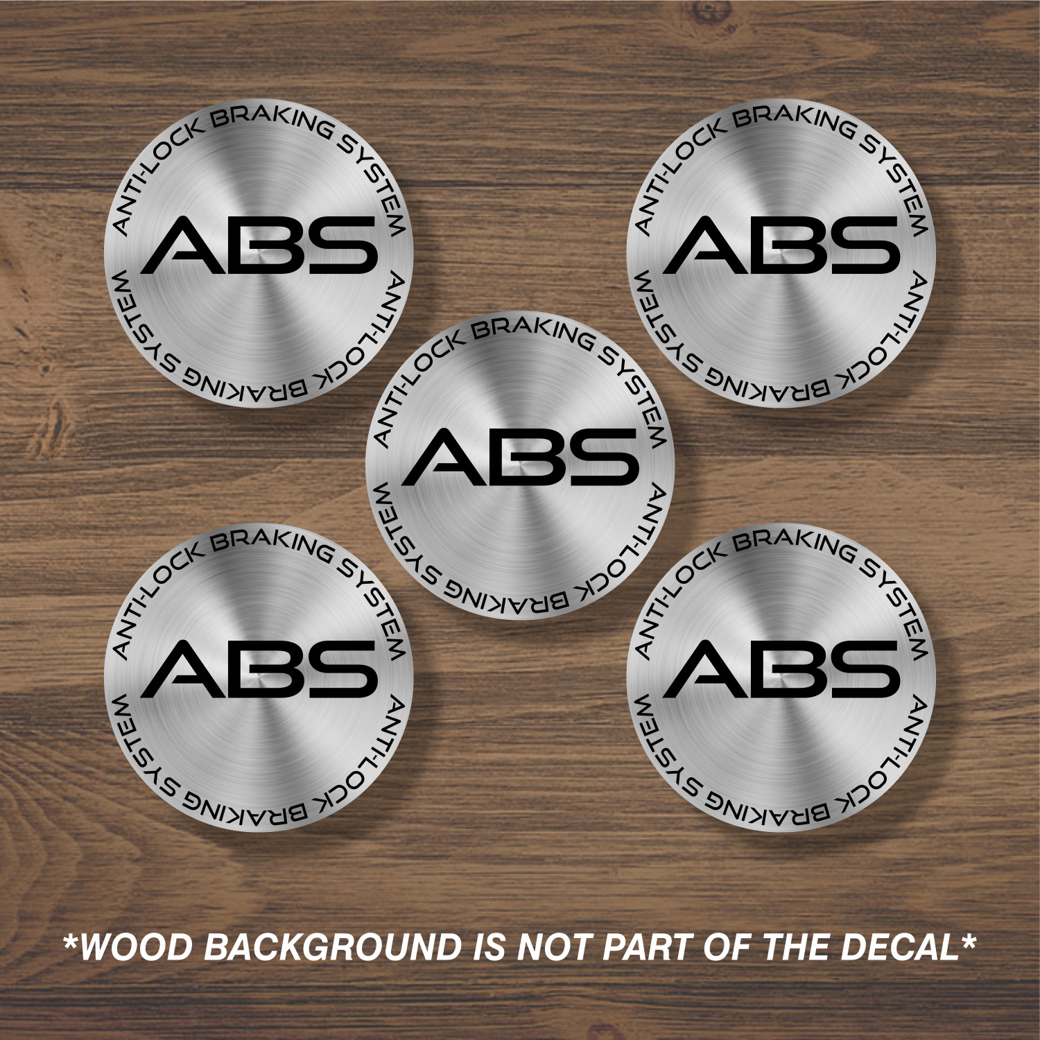 Vinyl Decal Sticker Overlays Fits Pontiac ABS Wheel Center Cap x5