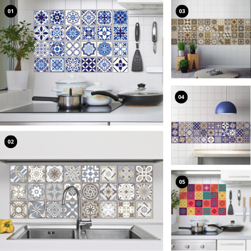 4″x4″ Peel and Stick Tile Decals Kitchen Backsplash Bathroom Self Adhesive DIY