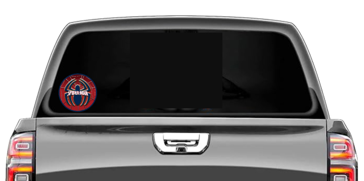 Spiderman Spider Logo – 4″ Handmade Vinyl Decal Sticker Car Cooler Laptop Truck