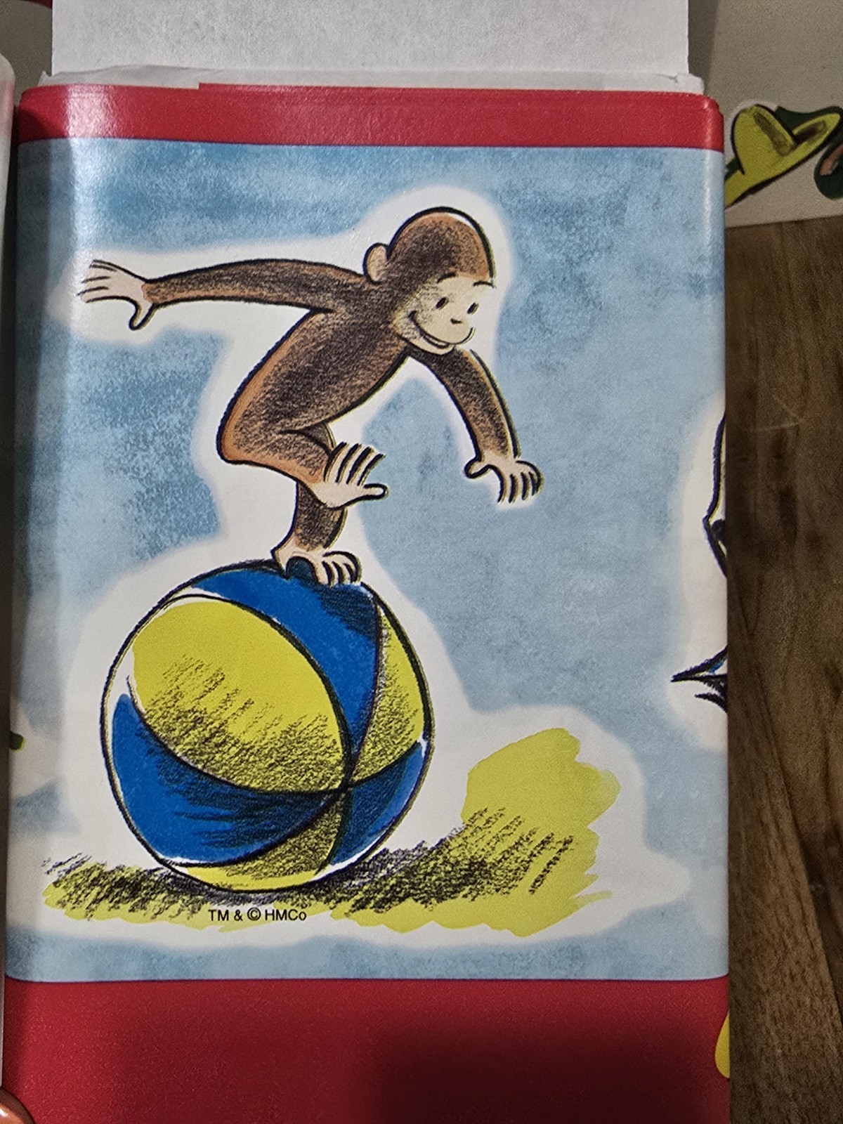 Sunworthy Curious George Adventures Self Stick Border 8.5 Sq Ft & 6 Wall Decals