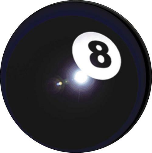 8-Ball – Round Sticker – 2 1/2″ Round