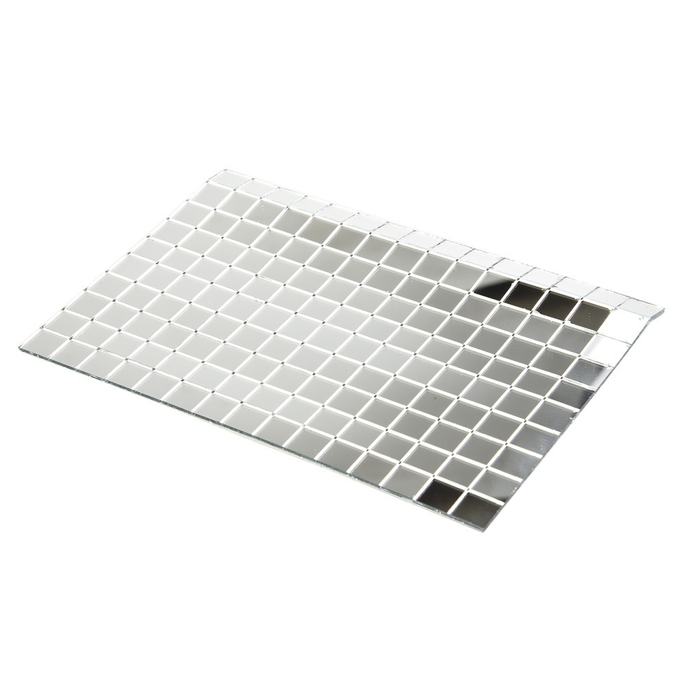 Customizable Glass Mirror Mosaics Size 15x10cm Perfect for Creative Use