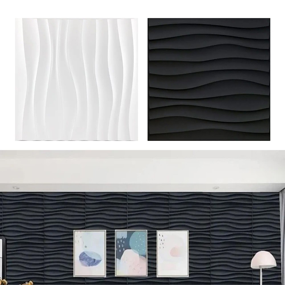 3D Effect Wall Sticker 3D Wall Panel Flame-retardant Minimal Maintenance
