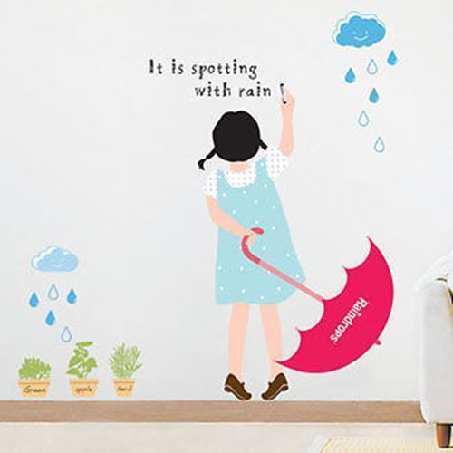 Wall Decals Sticker RAINY DAY 261-KR0032 “U.S SELLER”