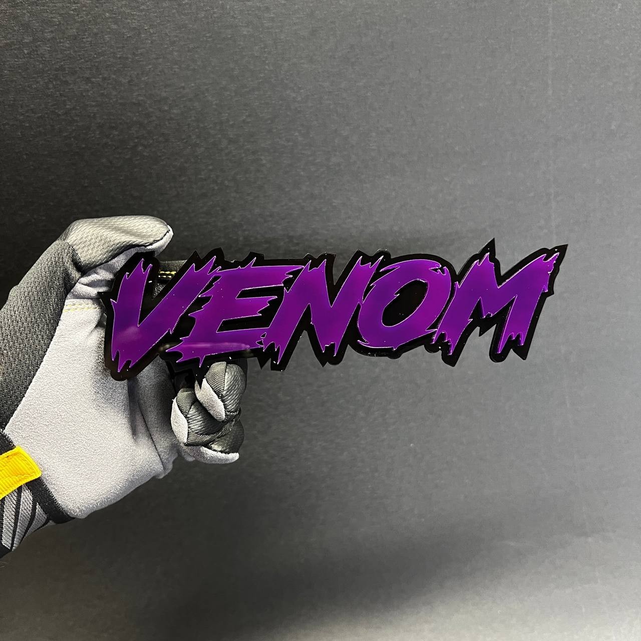 1PC VENOMOUS 3D Text Car Badge Emblem Fender tailgate Aggressive Decal