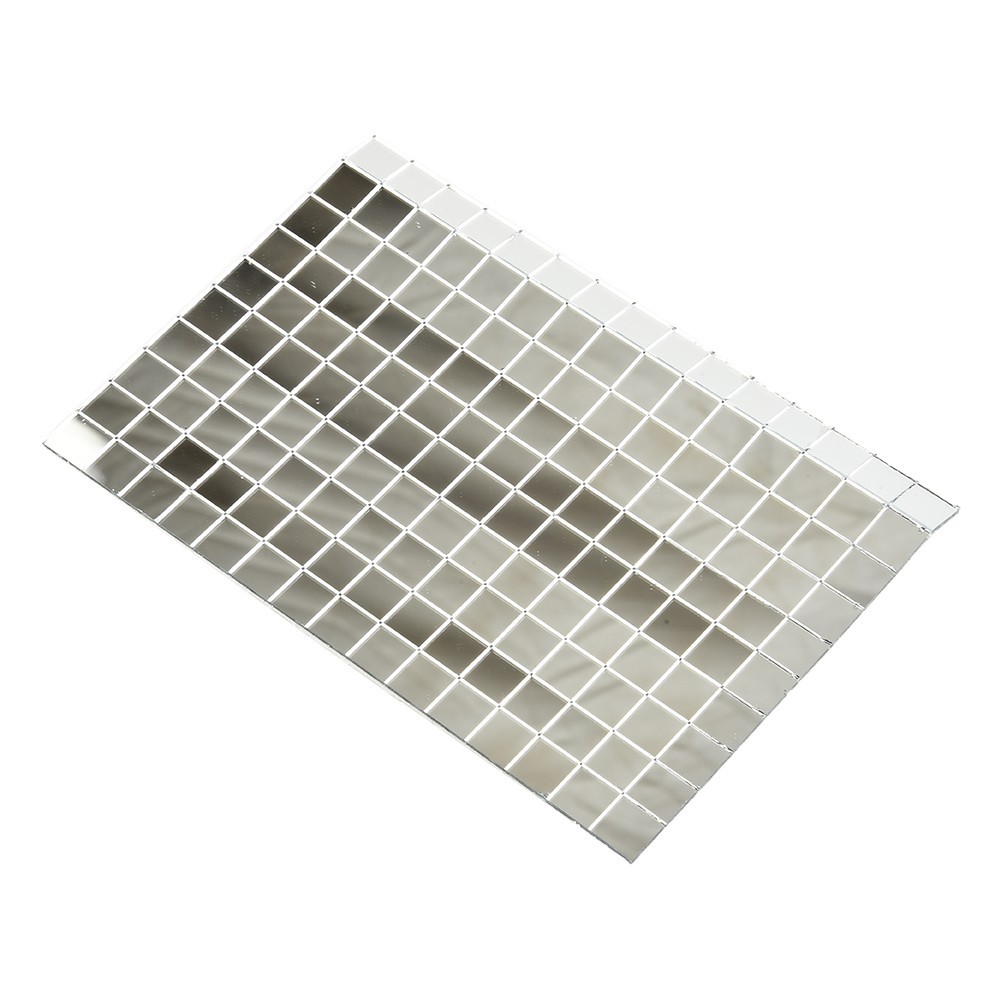 Customizable Glass Mirror Mosaics Size 15x10cm Perfect for Creative Use