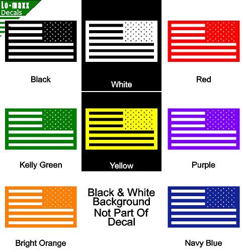 United States Tactical Reverse American Flag High Quality Die Cut Vinyl Decal