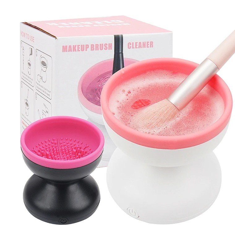 Electric Makeup Brush Cleaner Machine Portable Automatic USB Cosmetic Brush Clea