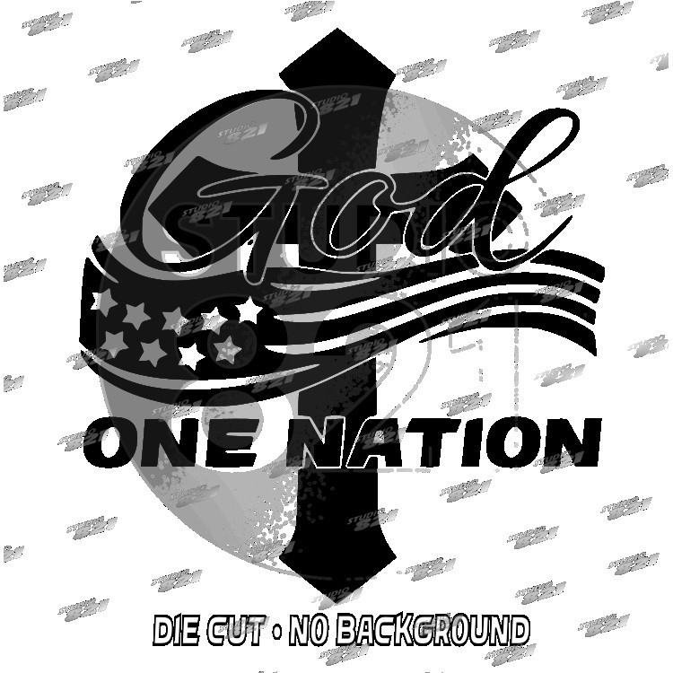 One Nation Under God vinyl decal- USA Rededication 250th Peace sticker decal New