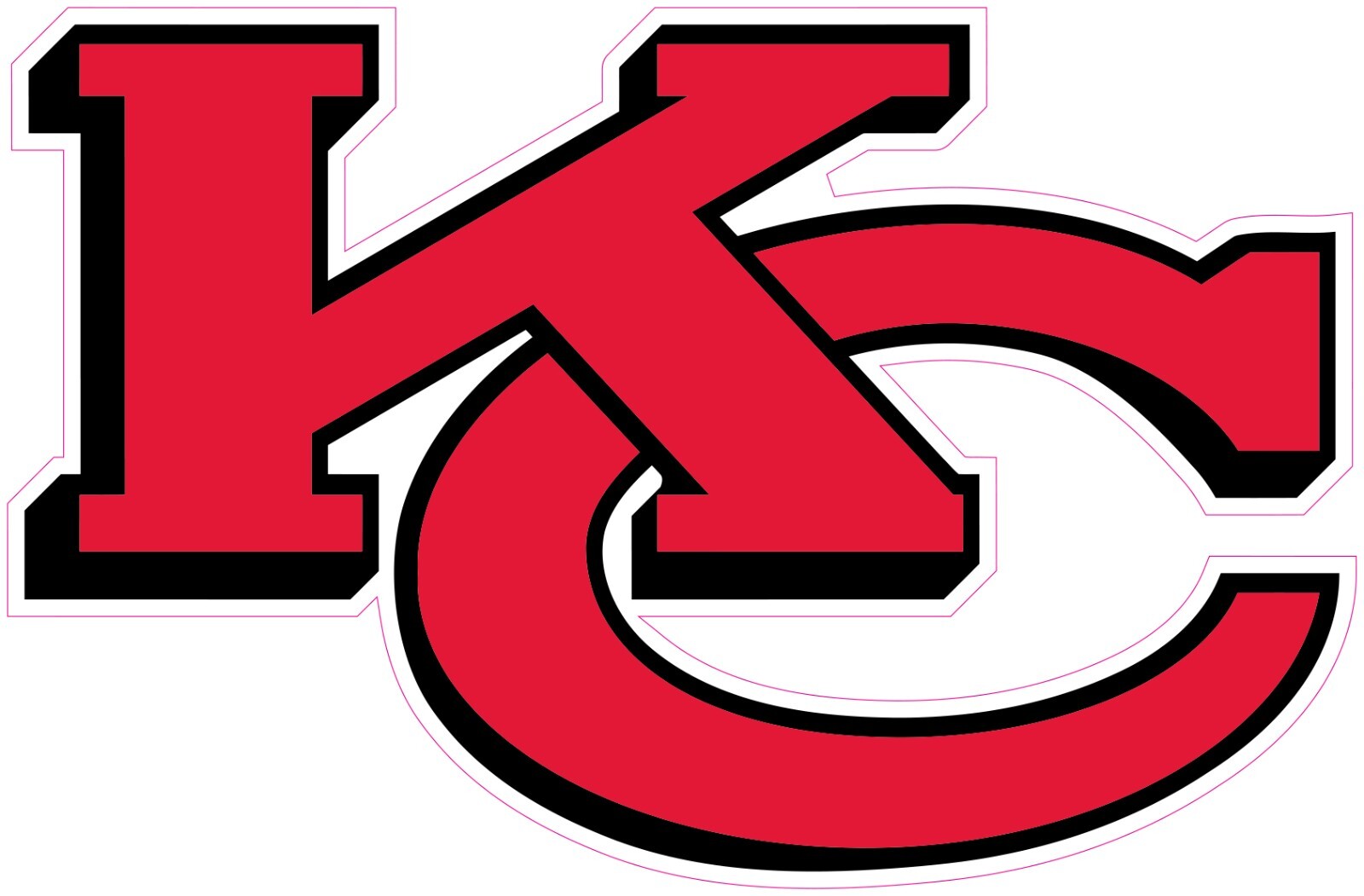 Kansas City Chiefs Football Vinyl Decal Sticker Car Truck Bumper Tumbler Mug