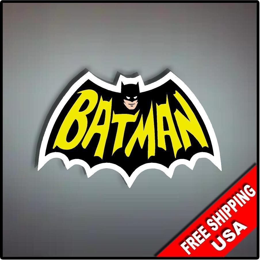 Batman Vintage Decal Sticker 6″ x 4″