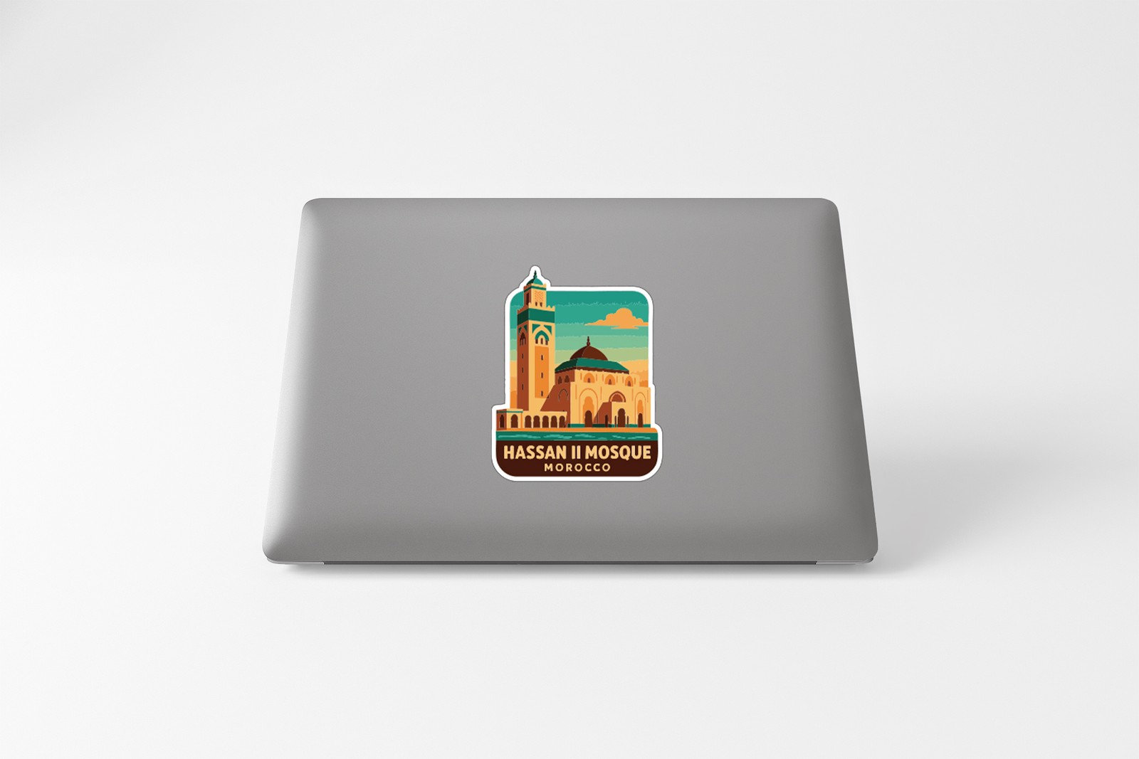 Hassan II Mosque Morocco Sticker Decal Vinyl Die-Cut Symbolic Landmark Design