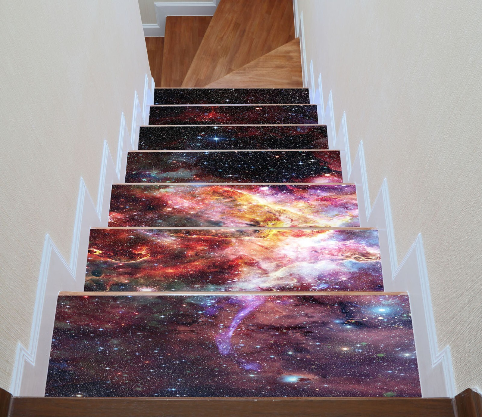 3D Gorgeous Galaxy A148 Stair Risers Decoration Photo Mural Vinyl Wallpaper Vera