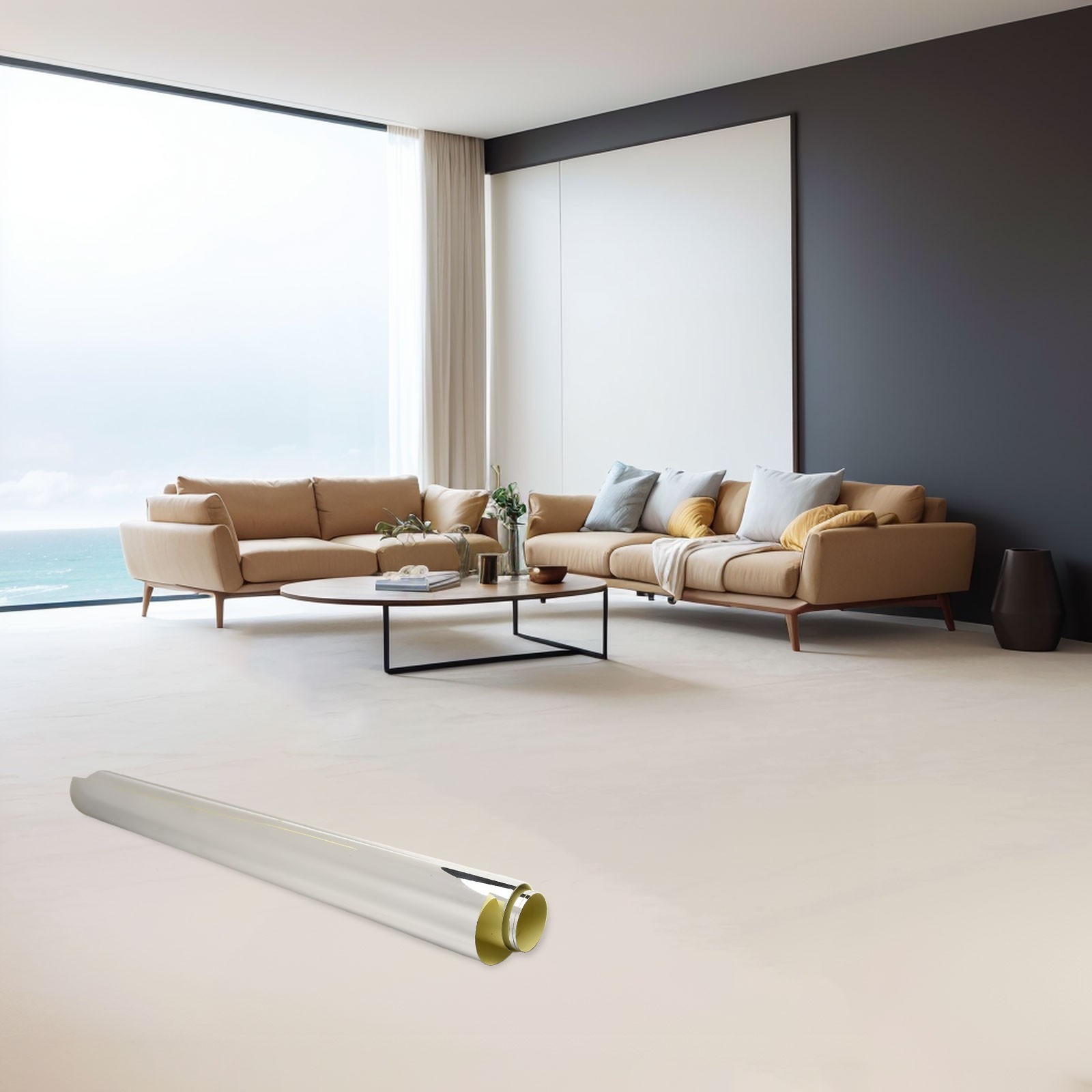 Smooth Wall Sticker Soft Waterproof 0.1MM Thick 1 Pcs Acrylic Brand New