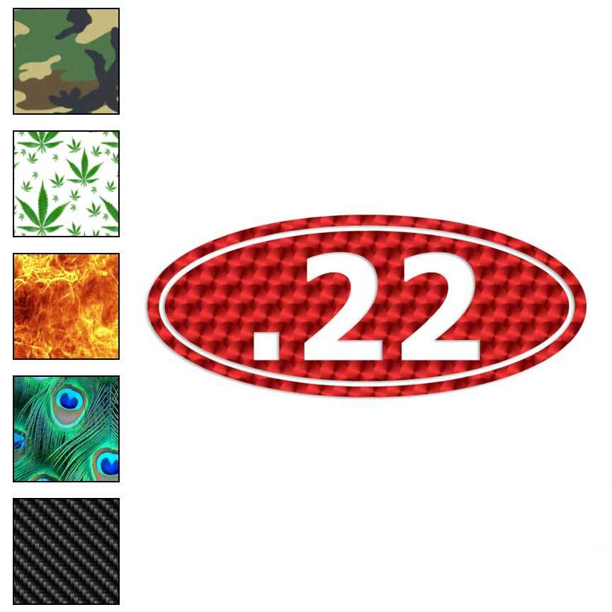 .22 Ammo, Vinyl Decal Sticker, 40 Patterns & 3 Sizes, #21