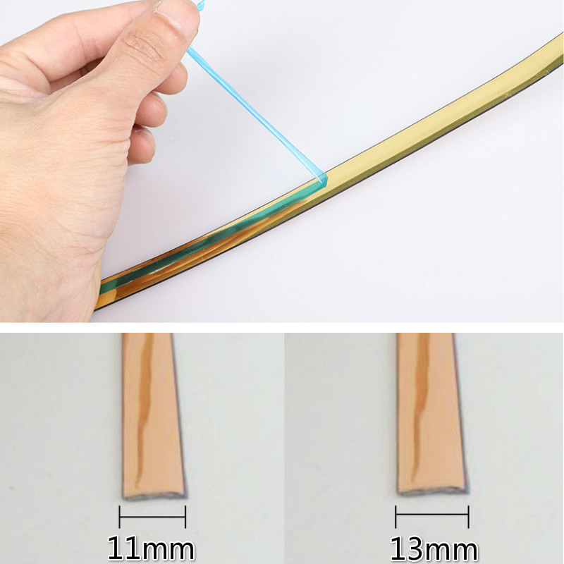 5M DIY Self-Adhesive Tile Seam Tape Wall Ceiling Mould Strip Furniture Trim Line