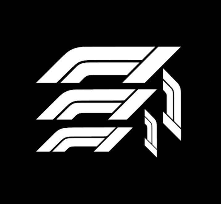 F1 Logo Vinyl Decals – Formula One Racing Stickers (Set of 5)