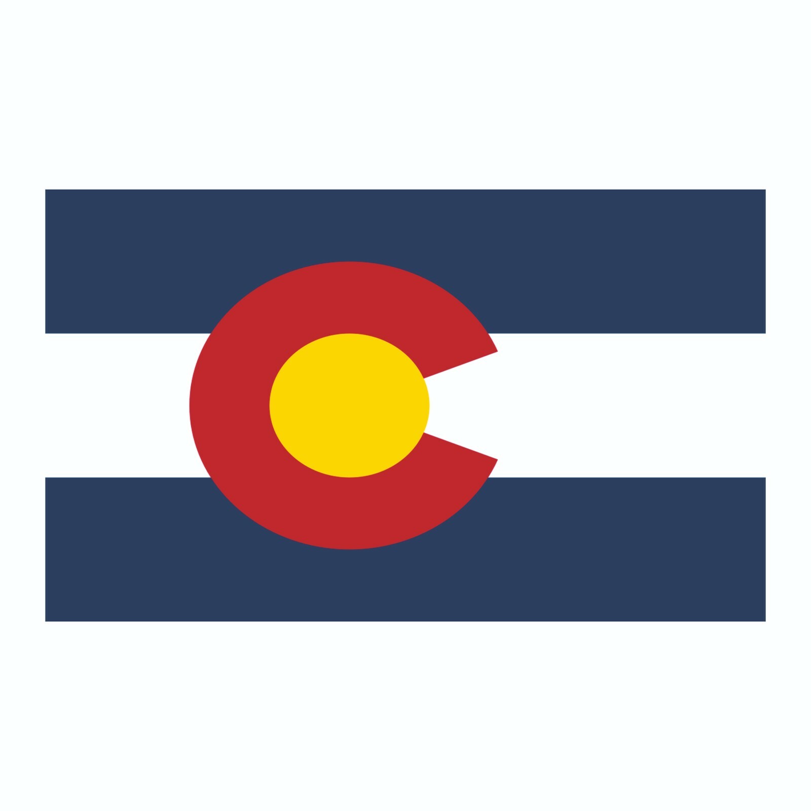 Colorado State Flag Sticker, Decal, Bumper Sticker Vacation Sticker 3″ x 5″