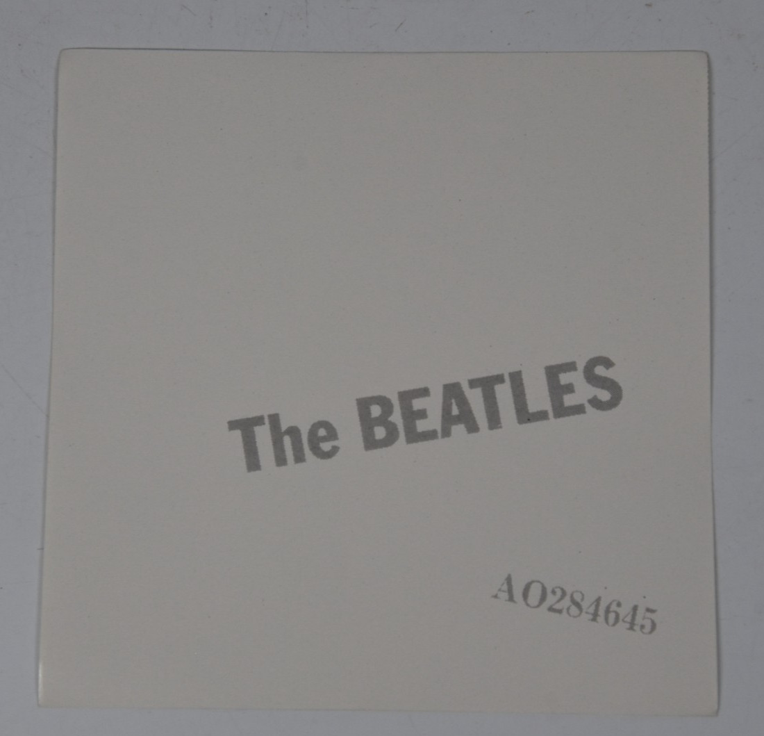 Vintage Beatles White Album Insert Cover Art 6″ Art Print 45 Record Paper ONLY