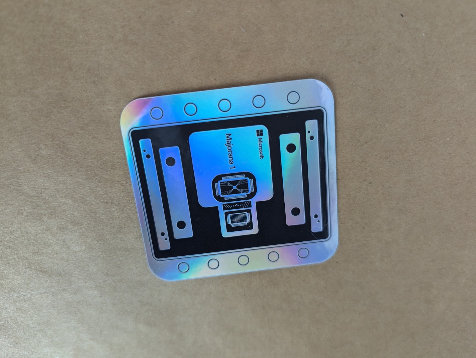 Official Sticker Microsoft Majorana 1 Quantum Computer PC Board Promo 3″ Decal