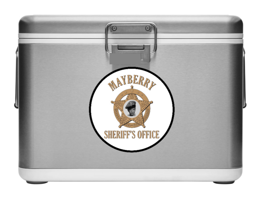 Andy Griffith Show – Sheriff’s Office – 4″ Vinyl Decal Car Cooler Laptop Smoker