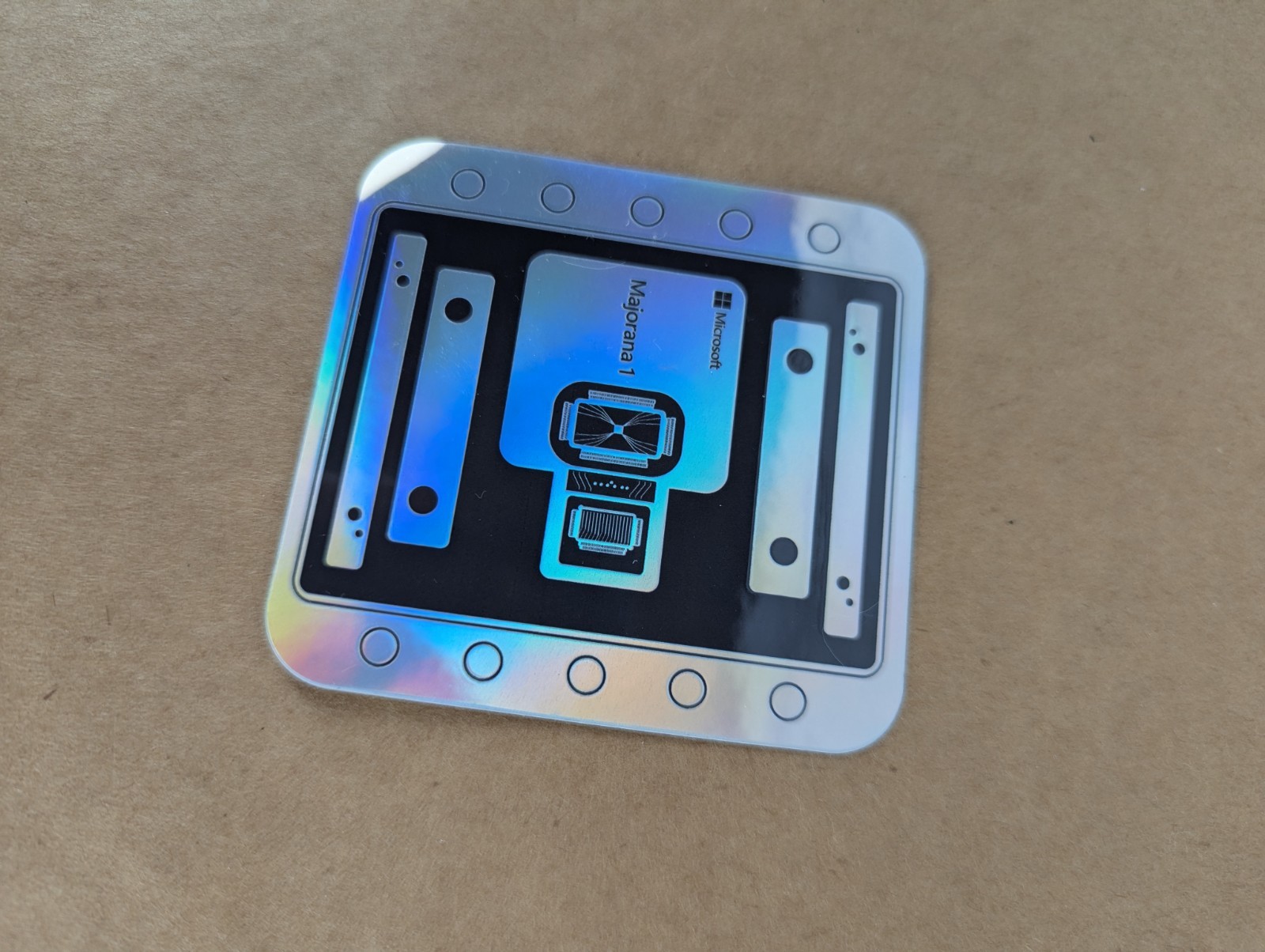 Official Sticker Microsoft Majorana 1 Quantum Computer PC Board Promo 3″ Decal