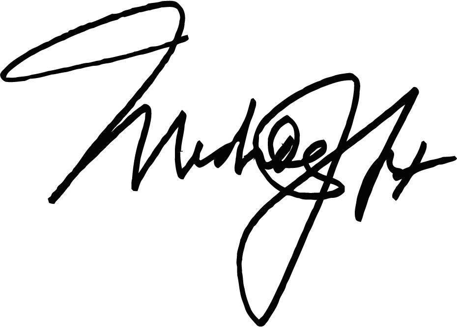 Michael J Fox Signature VINYL DECAL Sticker Autograph Back to the Future
