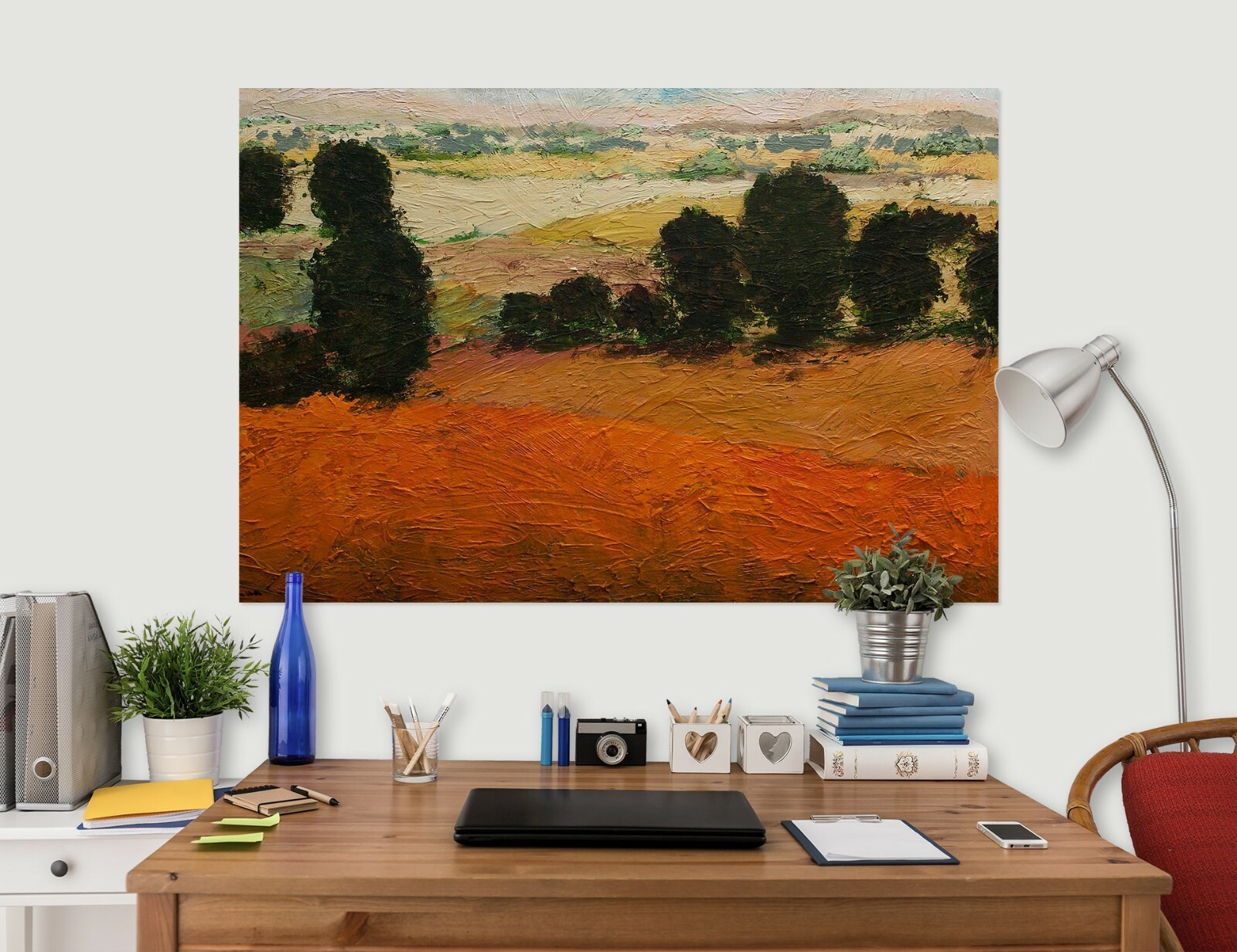 3D Oil Painting Field A218 Wall Stickers Wall Murals Wallpaper Allan P Amy