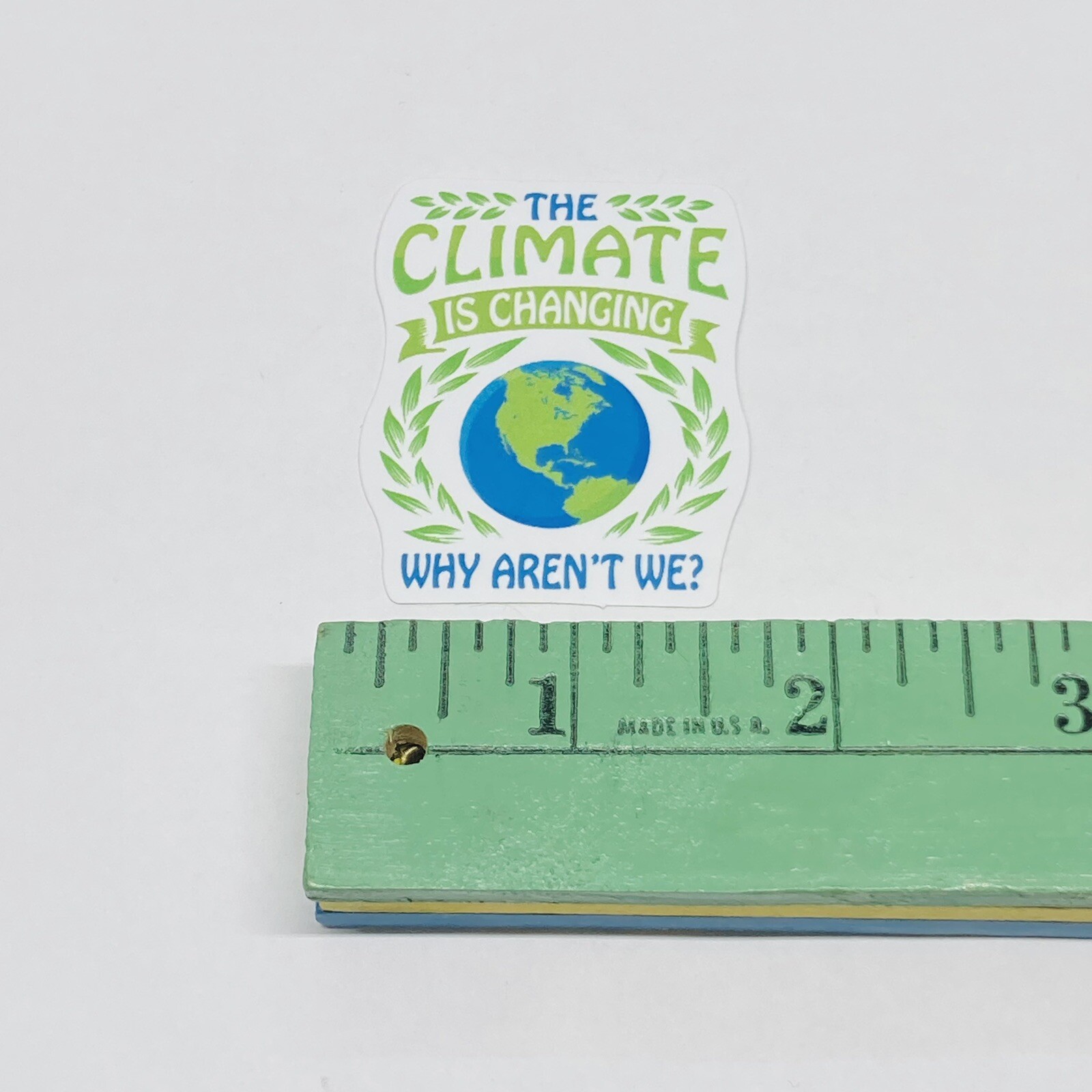 “The Earth Is Changing” Sticker Decal Cute Earth Day Love Environment Art Tc6