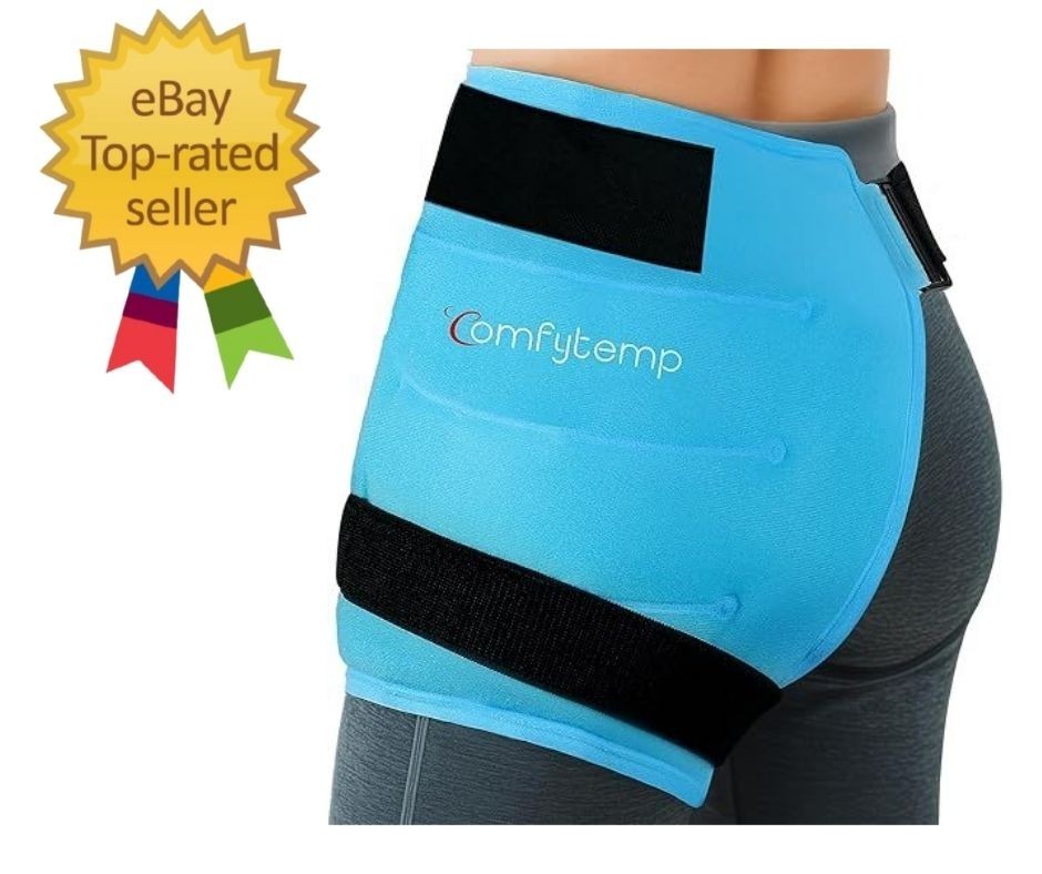 Hip Ice Pack Wrap for Sciatica, Hip Replacement Kit, Reusable Gel Ice Pack fo…