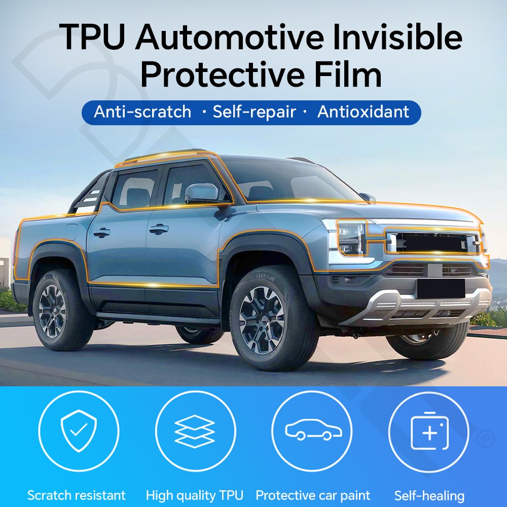 For BYD SHARK 2024-2025 Full Car Precut Paint Protection Film Gloss Clear TPU