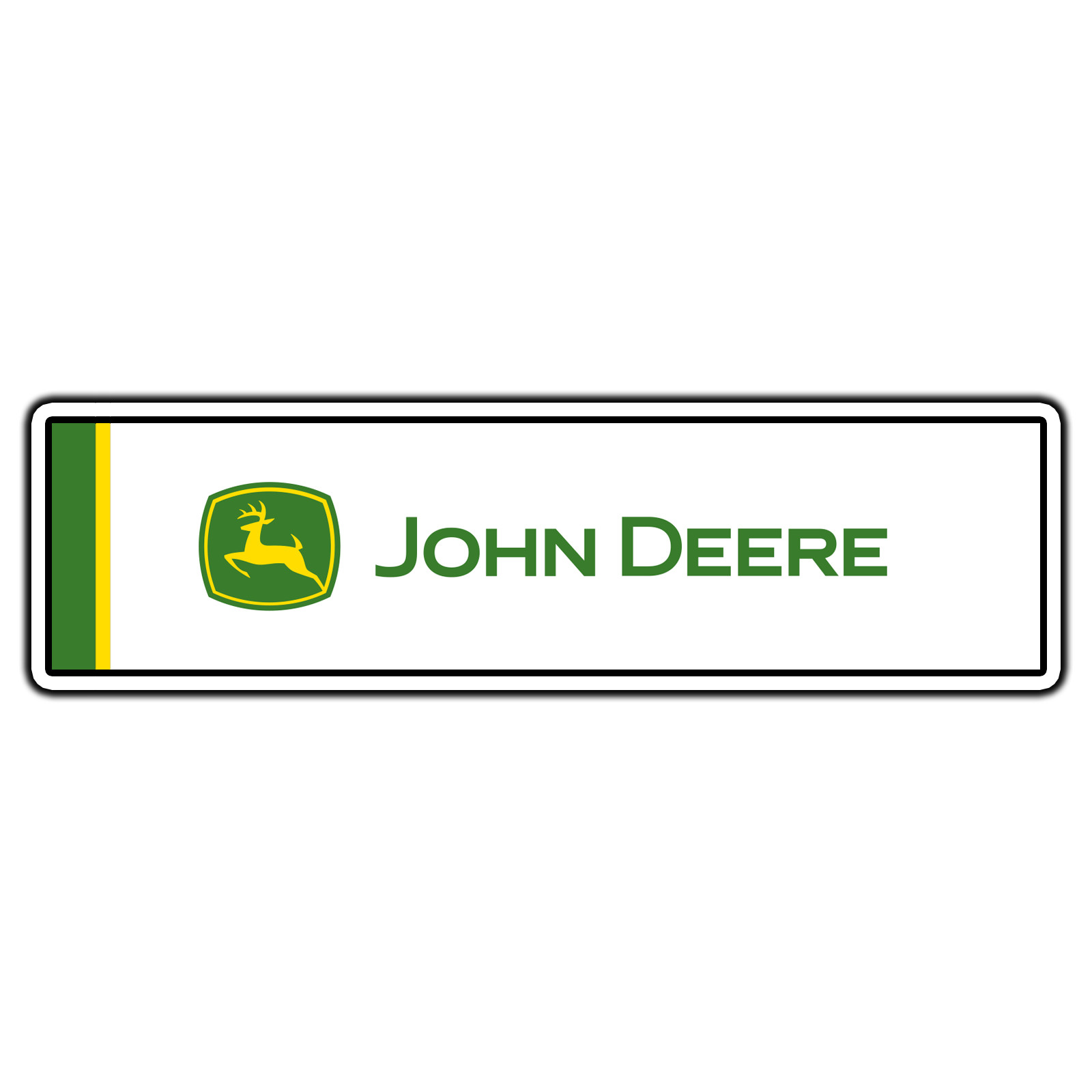 John Deere Logo #2 Sticker Waterproof Vinyl Decal Die-Cut Laptop Car