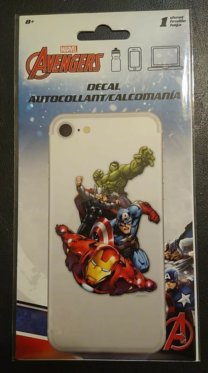🔥 Marvel Avengers – Decal for Water Bottle, Phone, Laptops (3 5/8″x5″)