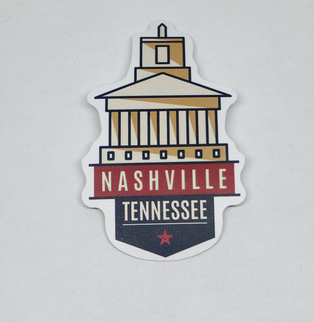 Nashville Tennessee City Hall Sticker Travel Art Decal Vinyl Souvenir Tc6