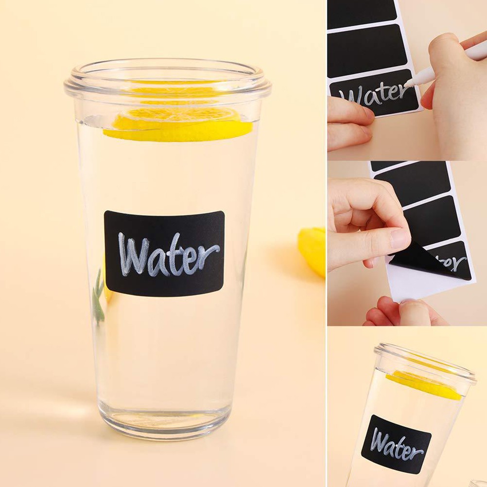 300 Pcs/Roll White Rectangular Labels Sticker