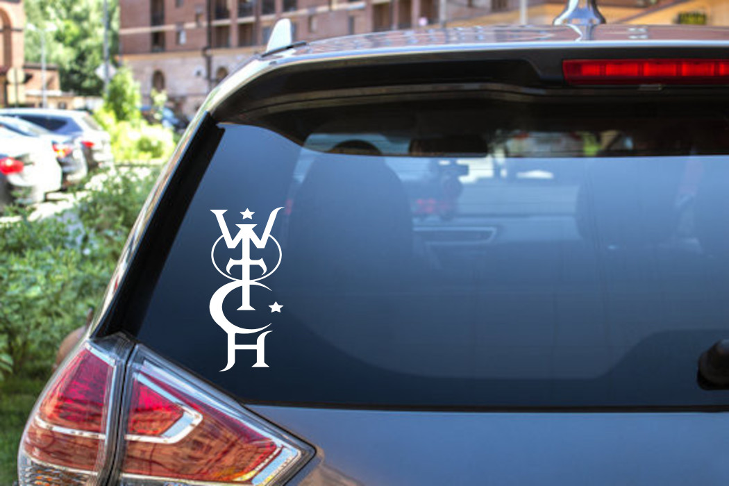 Wicca Astrology Decal Sticker: Enchanting Witch Symbols – 6427