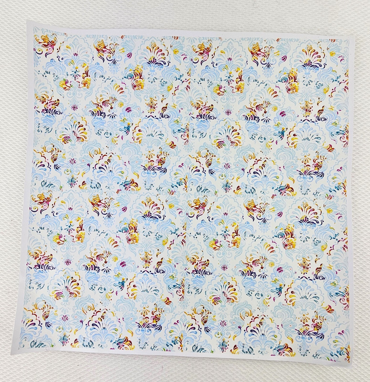 FULL SHEET VINYL Hearts, Argyle, Brocade, Jesus Fish, ZizZag Blue Decal Wrap Lot