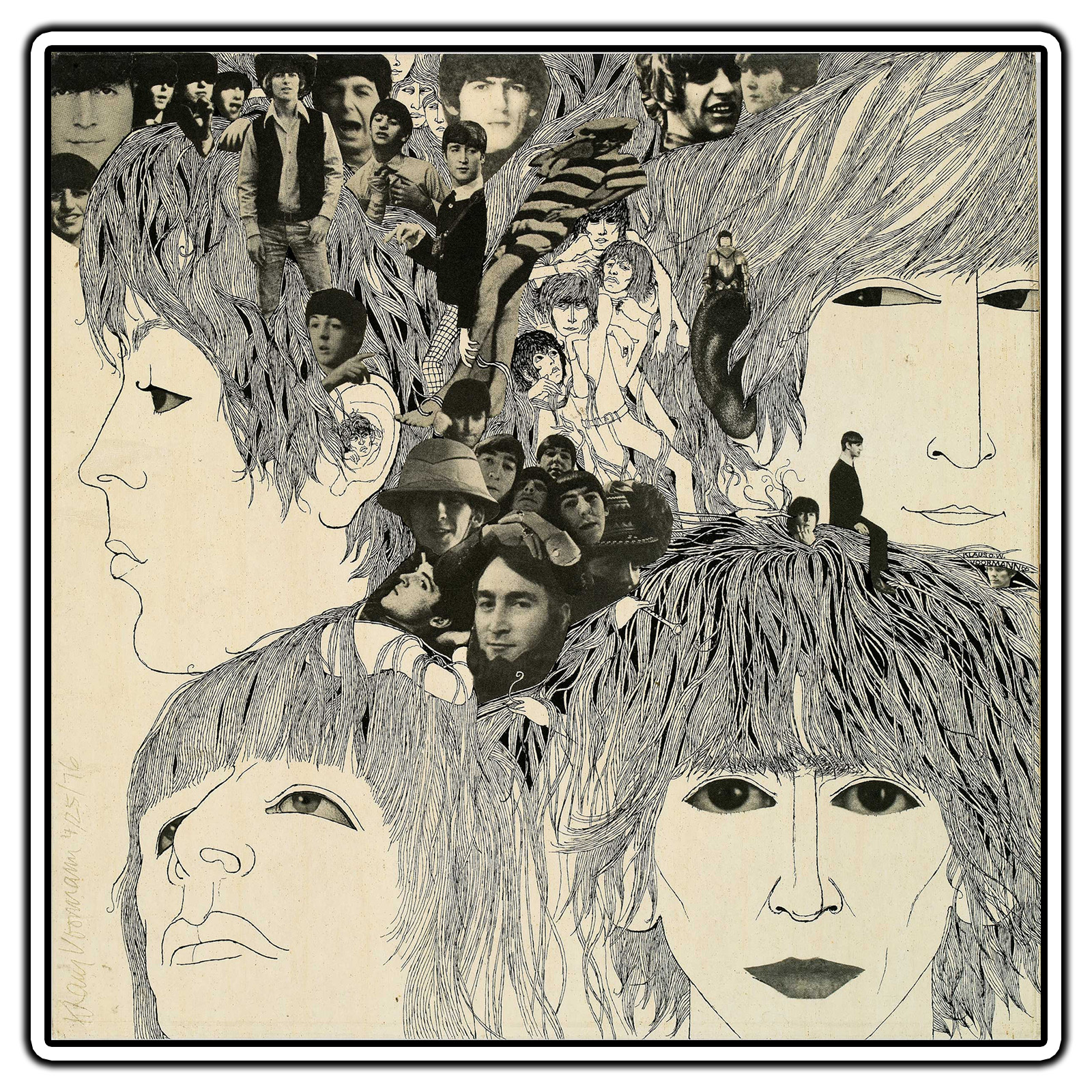 The Beatles – Revolver Album Cover Sticker Waterproof Vinyl Decal Die-Cut