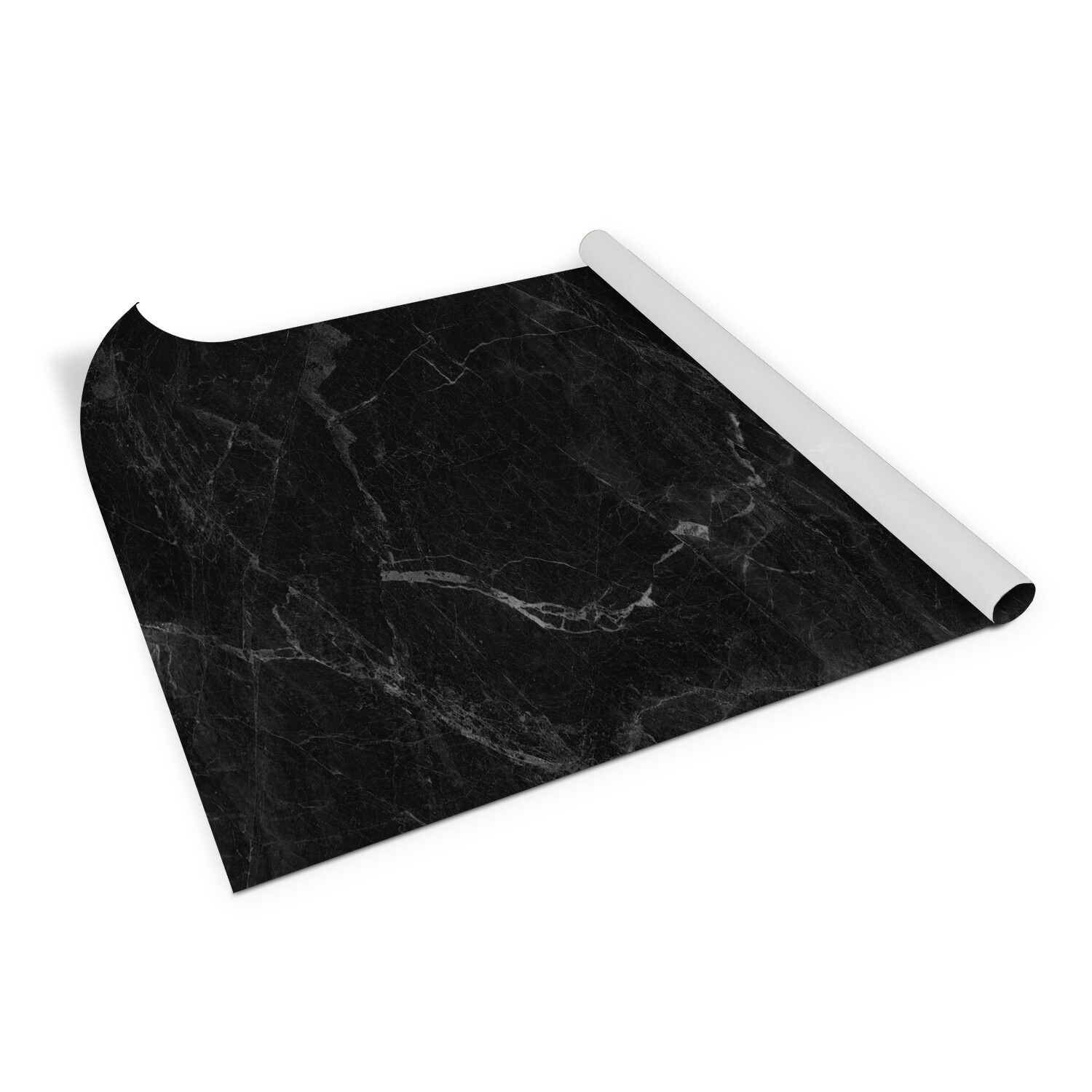 Worktop Covering Furniture Stickers Self Adhesive Vinyl Wrap Dark marble 100×50
