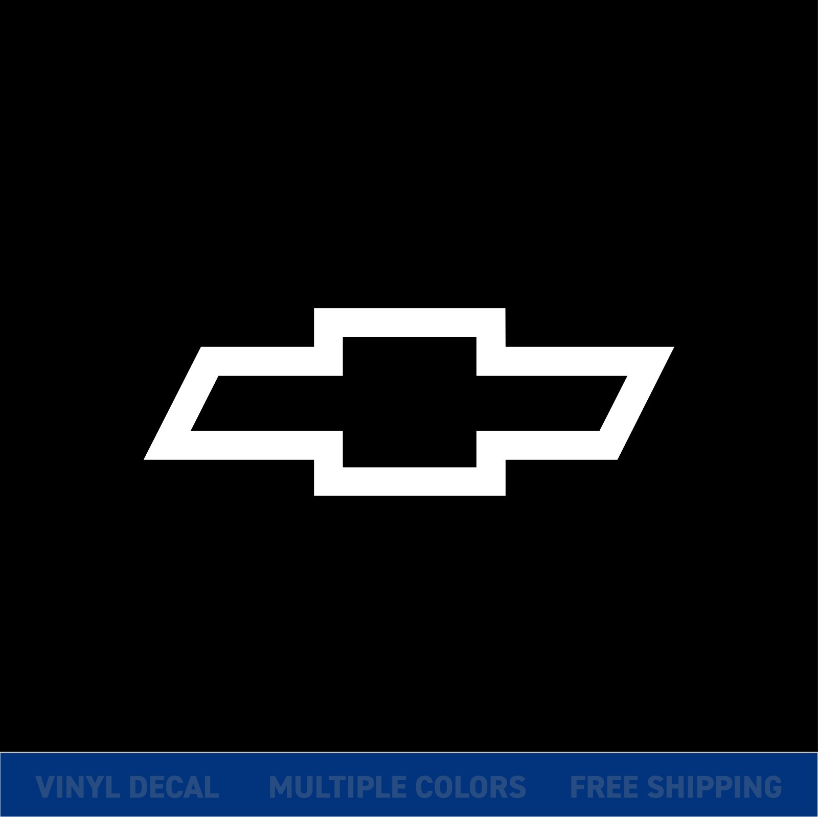 Chevy Bowtie Decal 2 Pack Vinyl Sticker Car Truck Window Waterproof Die Cut