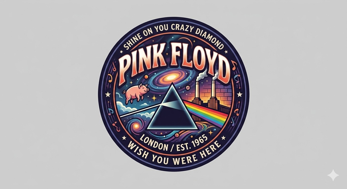 Pink Floyd Sticker Decal Phone Laptop